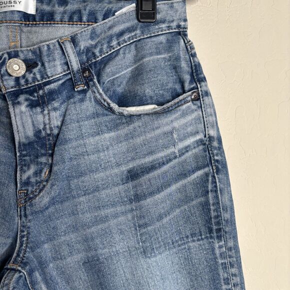 Moussy Vintage Slim Straight Crop Jeans - Picture 4 of 6